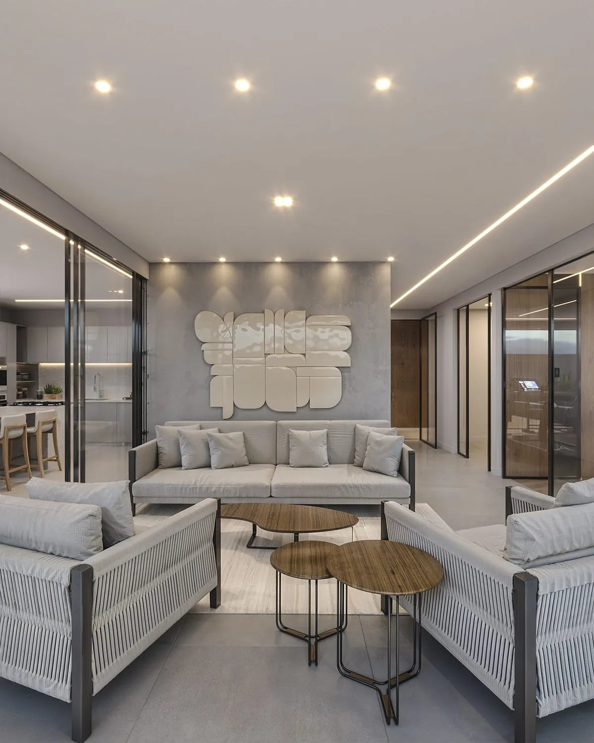 Espaço gourmet e lounge